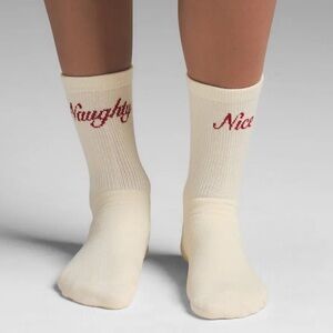 Skims Naughty & Nice Holiday Socks
